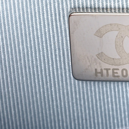 Chanel Caviar Quilted Wallet on Chain WOC Light Blue 8 of 12