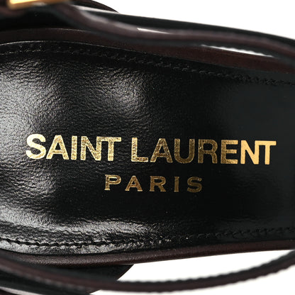 Saint Laurent Calfskin Cassandra 100 Sandals 37 Moro 7 of 13