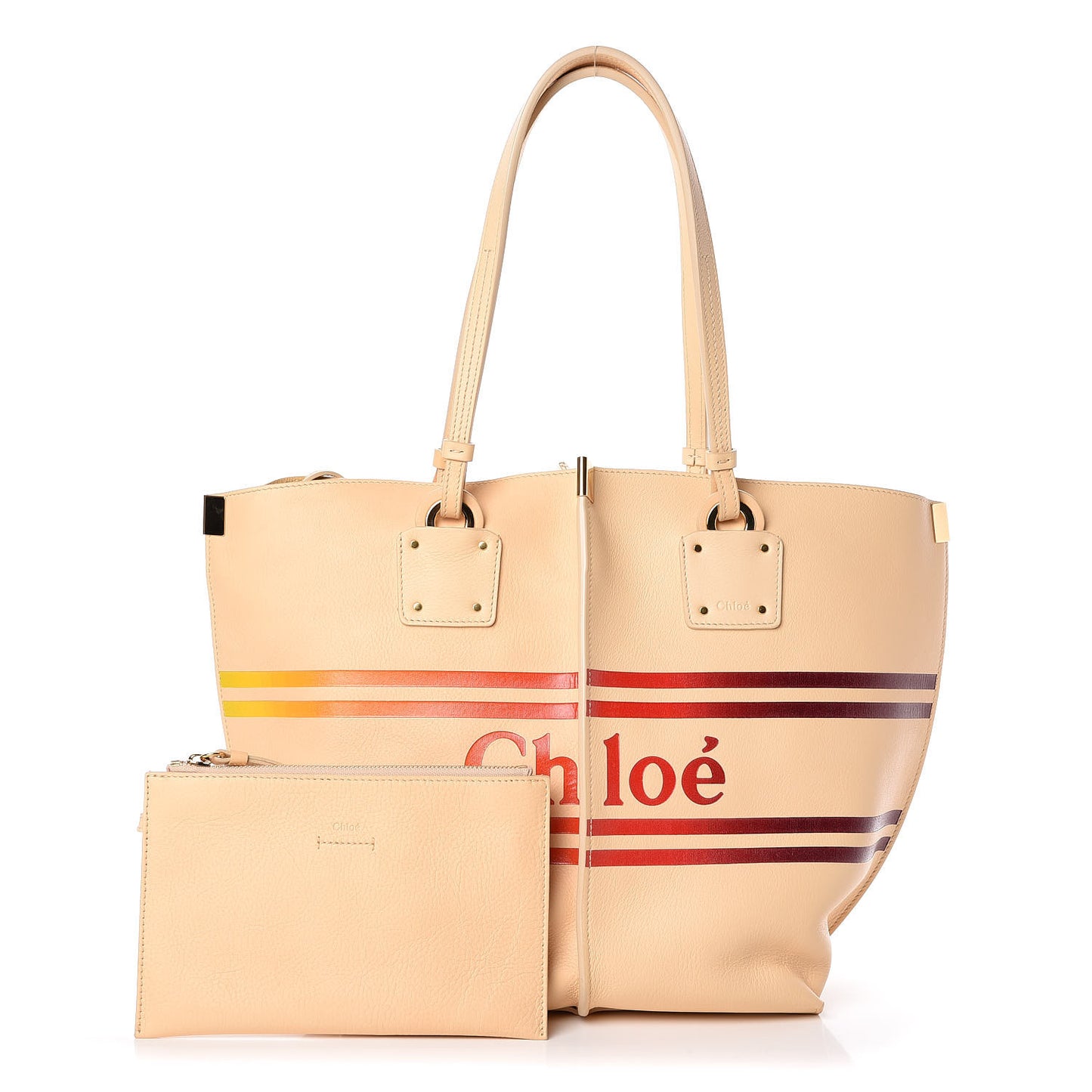 Smooth Calfskin Medium Vick Tote Blondie Beige