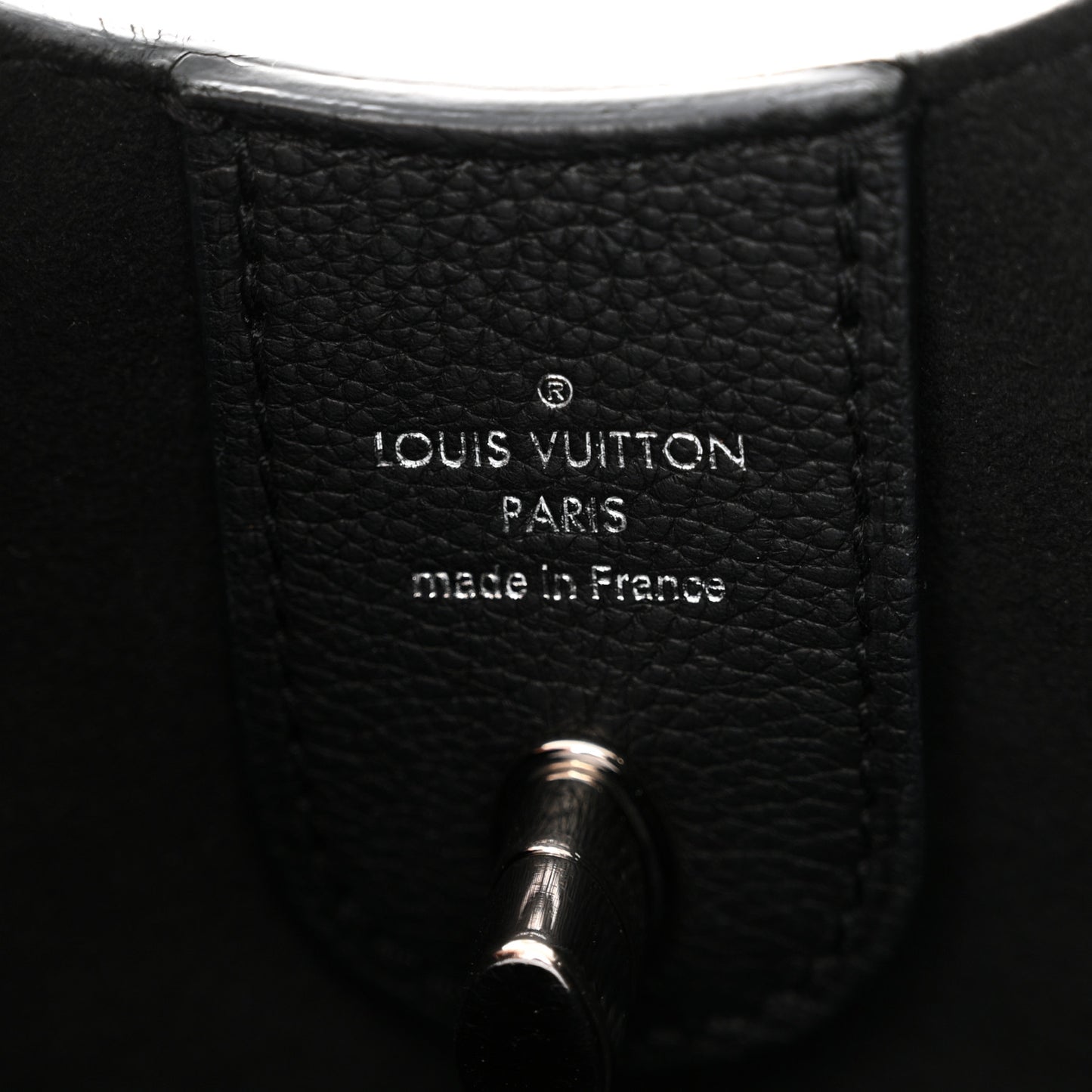 Calfskin Lockme Hobo Black