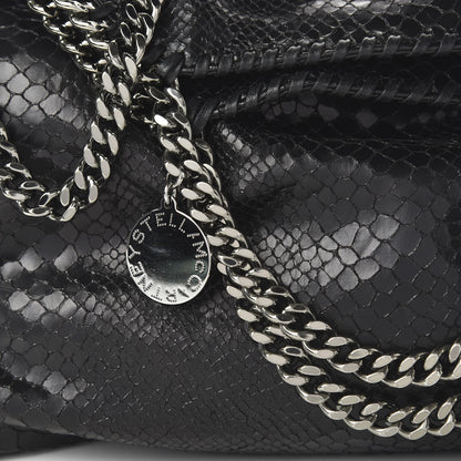 Stella McCartney Eco Python Falabella Fold Over Tote Black 9 of 9