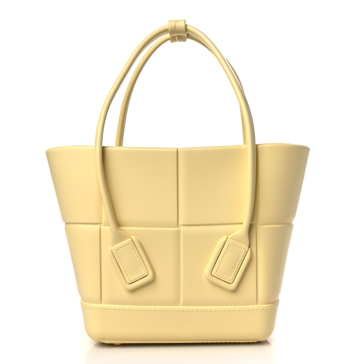 Rubber Intrecciato Mini Arco Tote Ice Cream