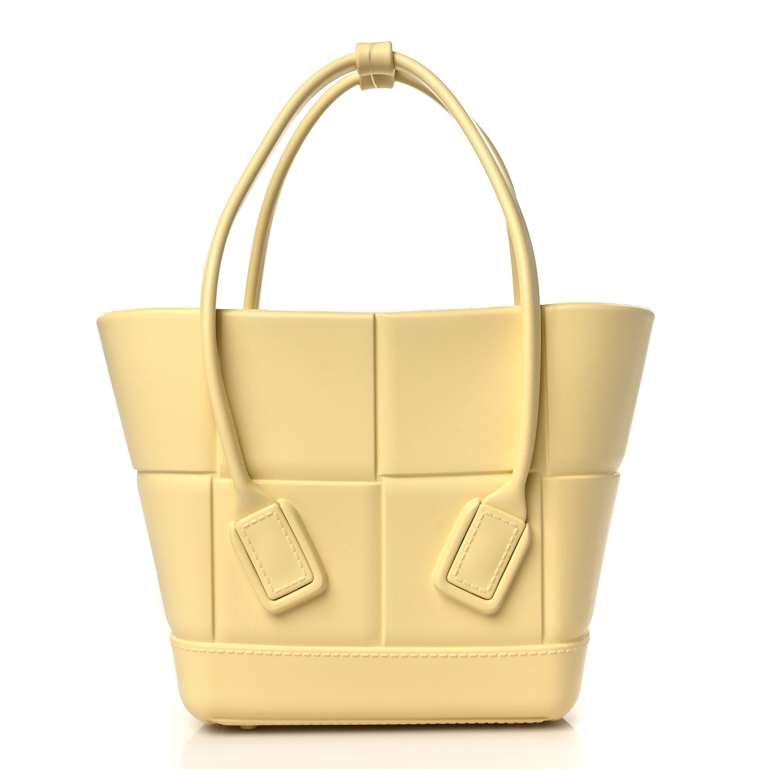 Bottega Veneta Rubber Intrecciato Mini Arco Tote Ice Cream 1 of 8