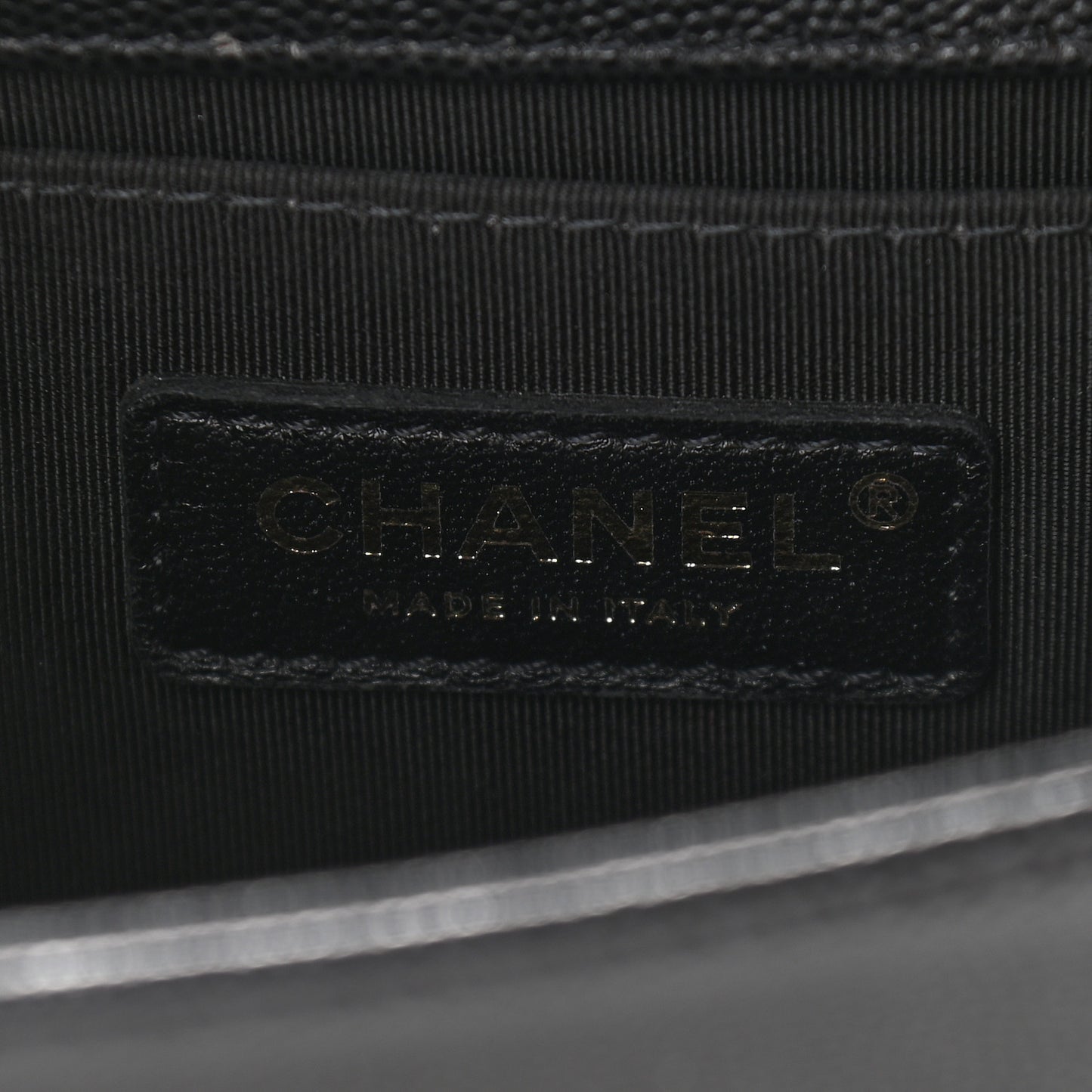 Caviar Quilted Small Boy Flap Black