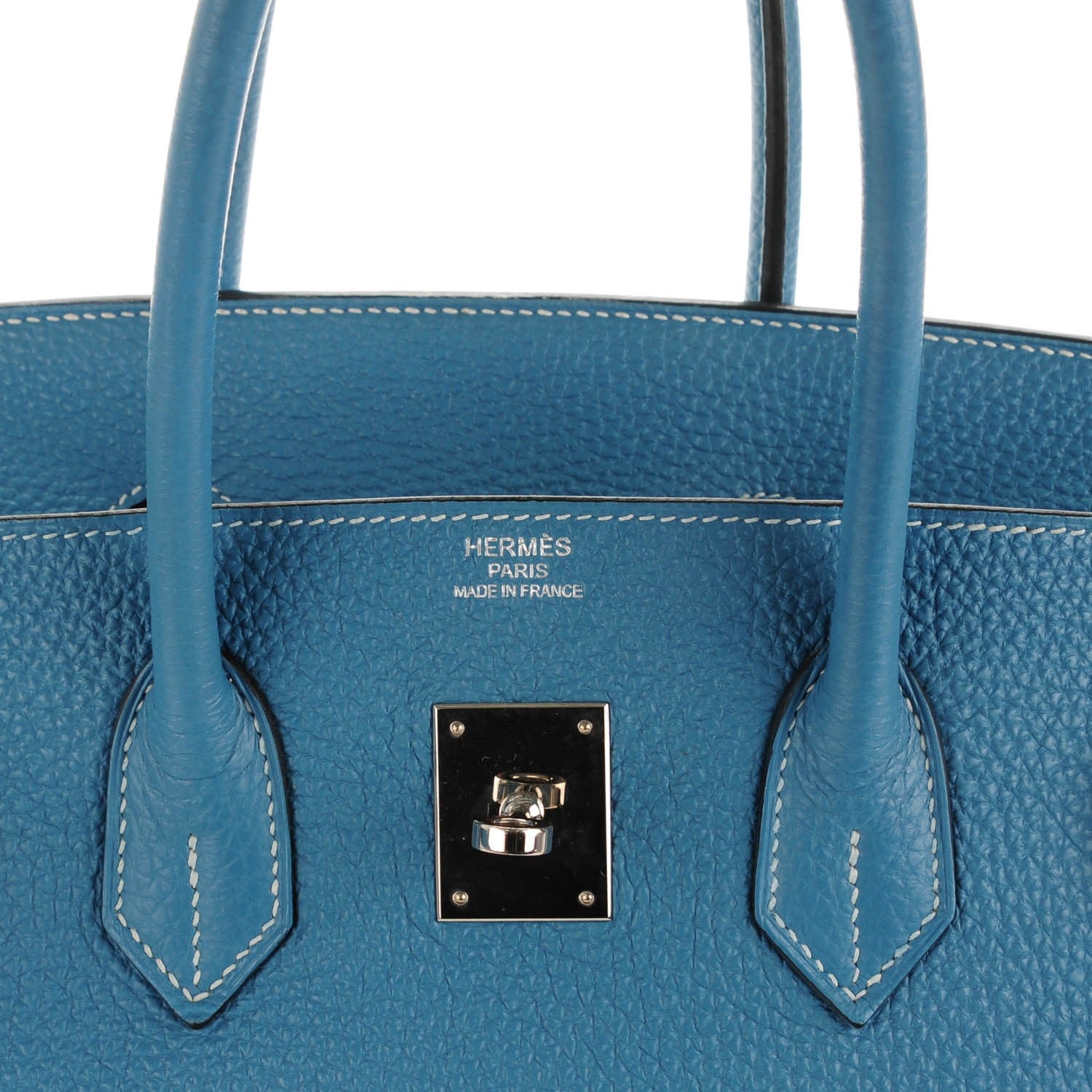 Hermes Togo Birkin 35 Blue Jean 8 of 22