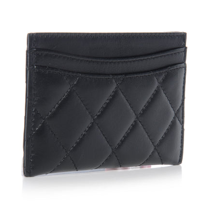 Chanel Lambskin Quilted Card Holder Black 3 of 8