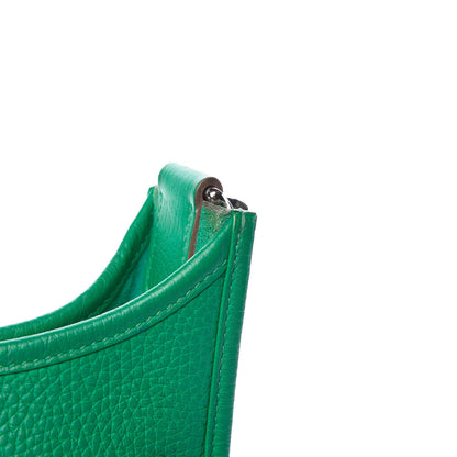 Hermes Taurillon Clemence Evelyne III PM Vert Menthe 12 of 28