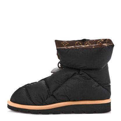 Louis Vuitton Nylon Monogram Pillow Comfort Ankle Boot 38 Black 1 of 10