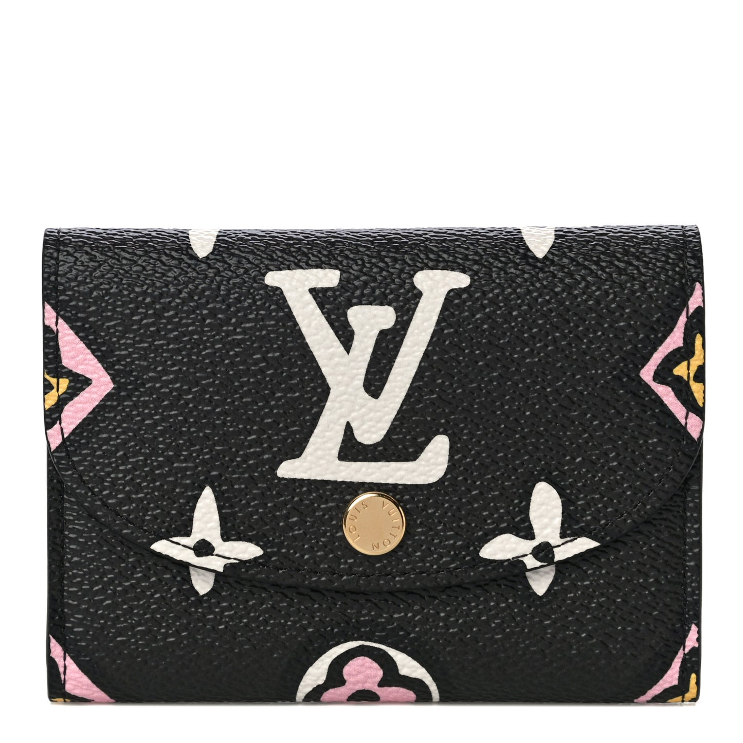 Monogram Giant Wild At Heart Rosalie Coin Purse Black