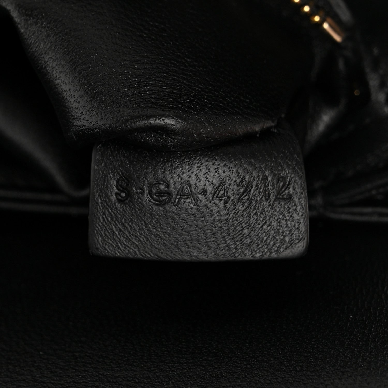 Celine Shiny Calfskin Teen Triomphe Black 8 of 11
