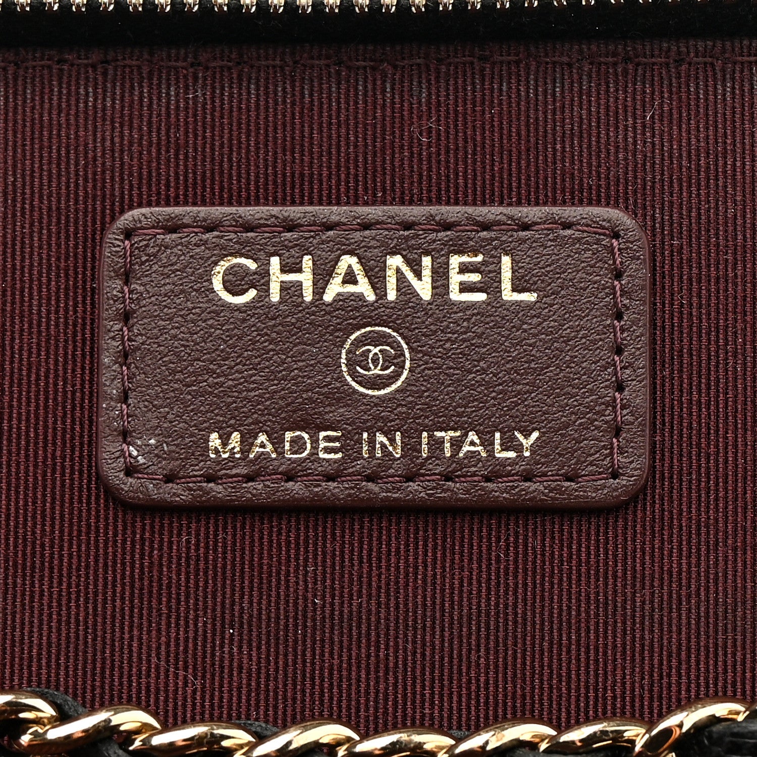 Chanel Caviar Quilted Small Vanity Case With Chain Black 6 of 12