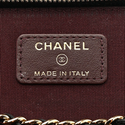 Chanel Caviar Quilted Small Vanity Case With Chain Black 6 of 12