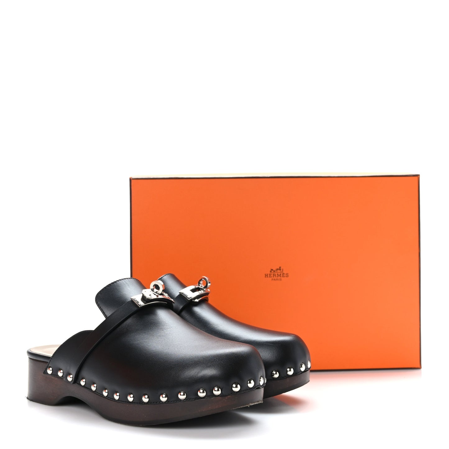 Calfskin Carlotta Mules 37 Black