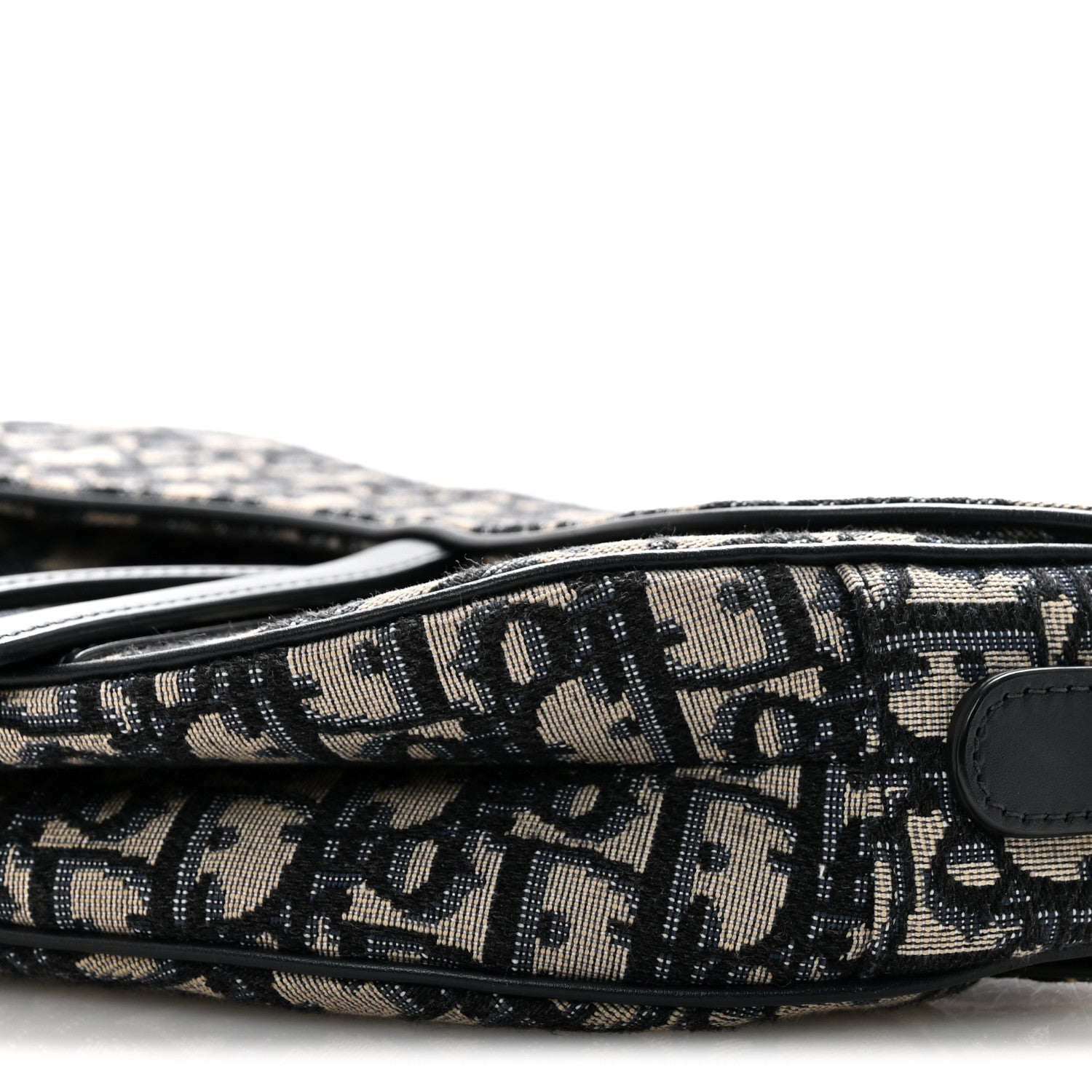 Christian Dior Oblique Saddle Bag Blue 10 of 14