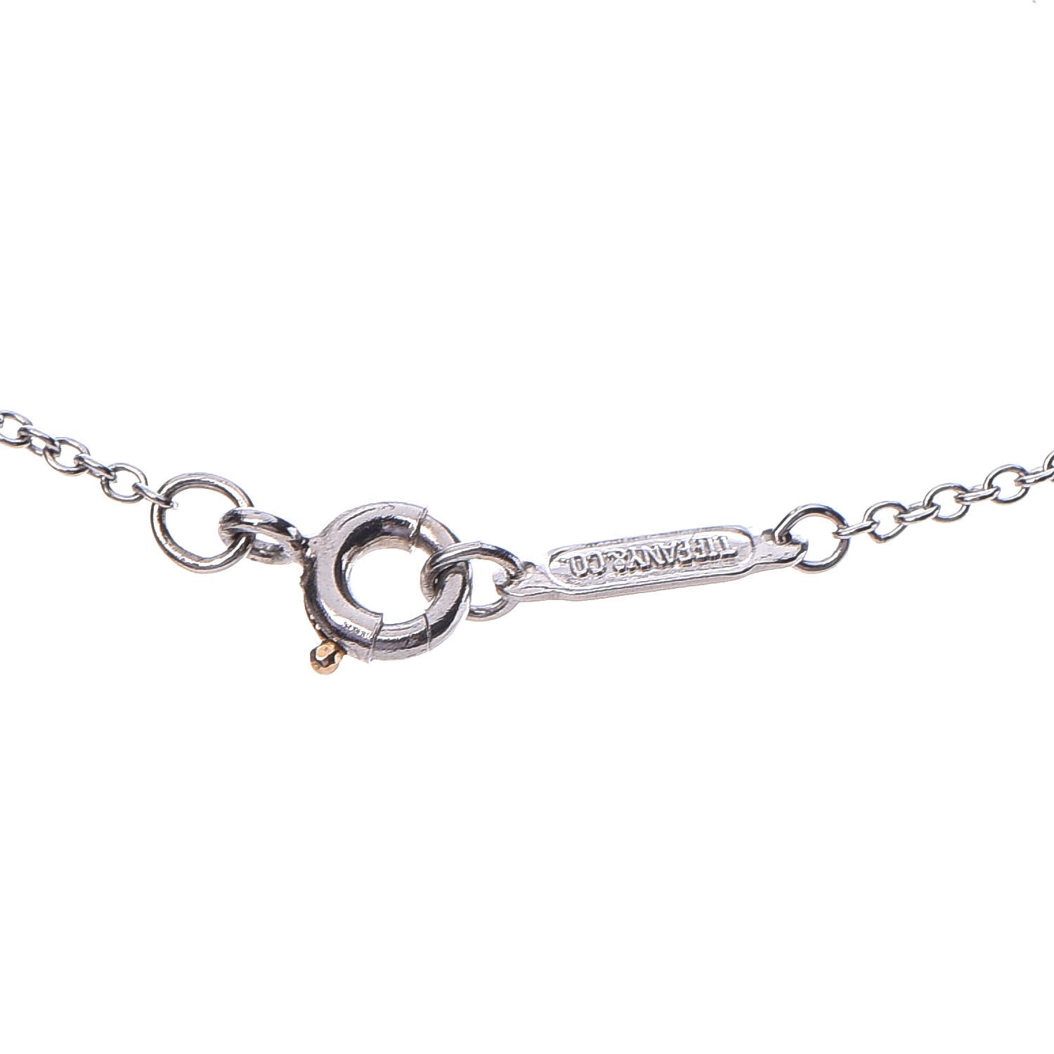 Tiffany Platinum Diamond .18ct Solitaire Pendant Necklace 5 of 6