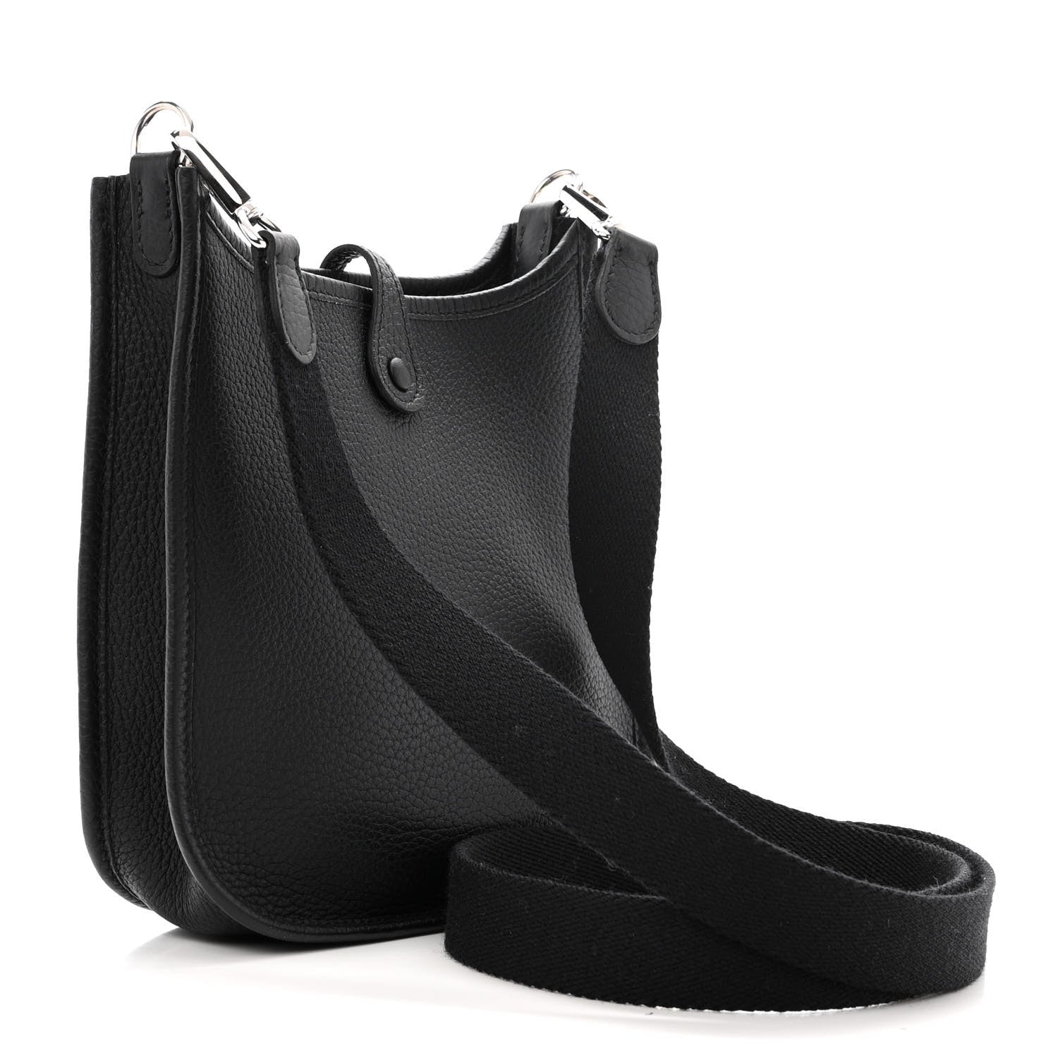 Hermes Taurillon Clemence Evelyne TPM Black 3 of 11