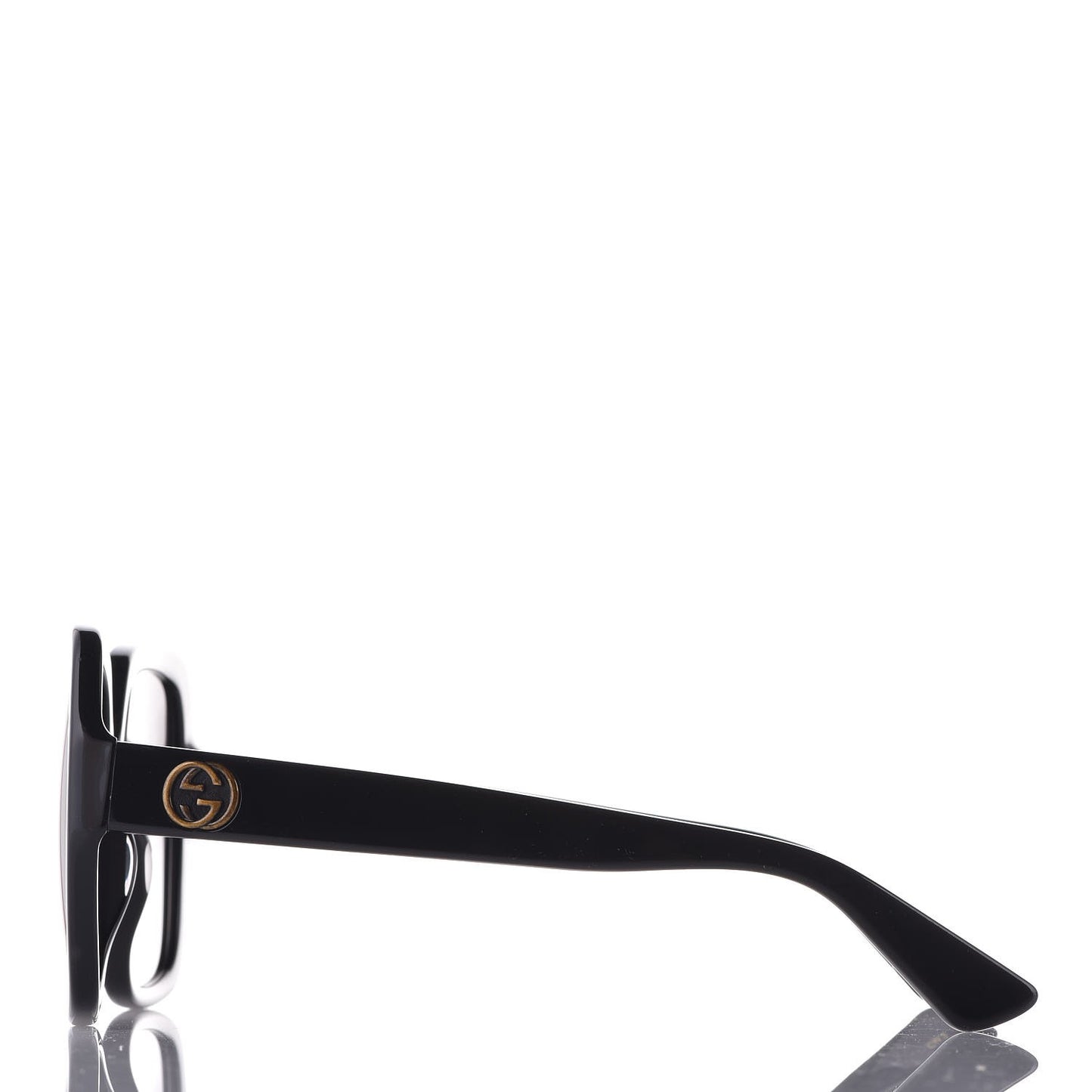 Acetate Square Frame GG0096S Sunglasses Black