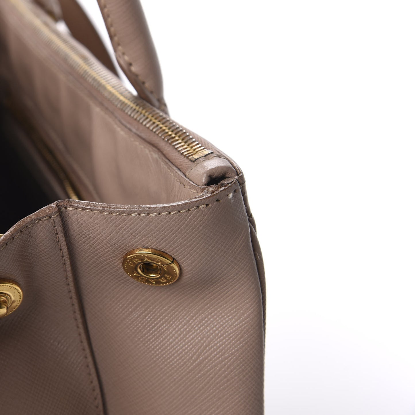 Saffiano Small Galleria Double Zip Tote Cammeo