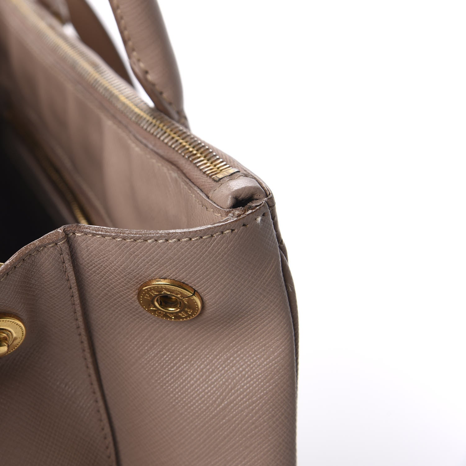Prada Saffiano Small Galleria Double Zip Tote Cammeo 11 of 11