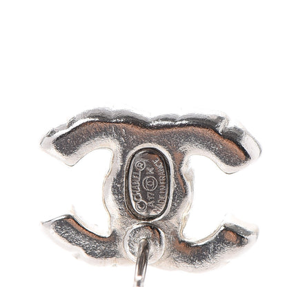 Chanel Crystal CC Earrings Silver 5 of 6