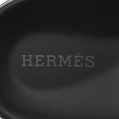 Hermes Calfskin Womens Chypre Sandals 37.5 White 7 of 9