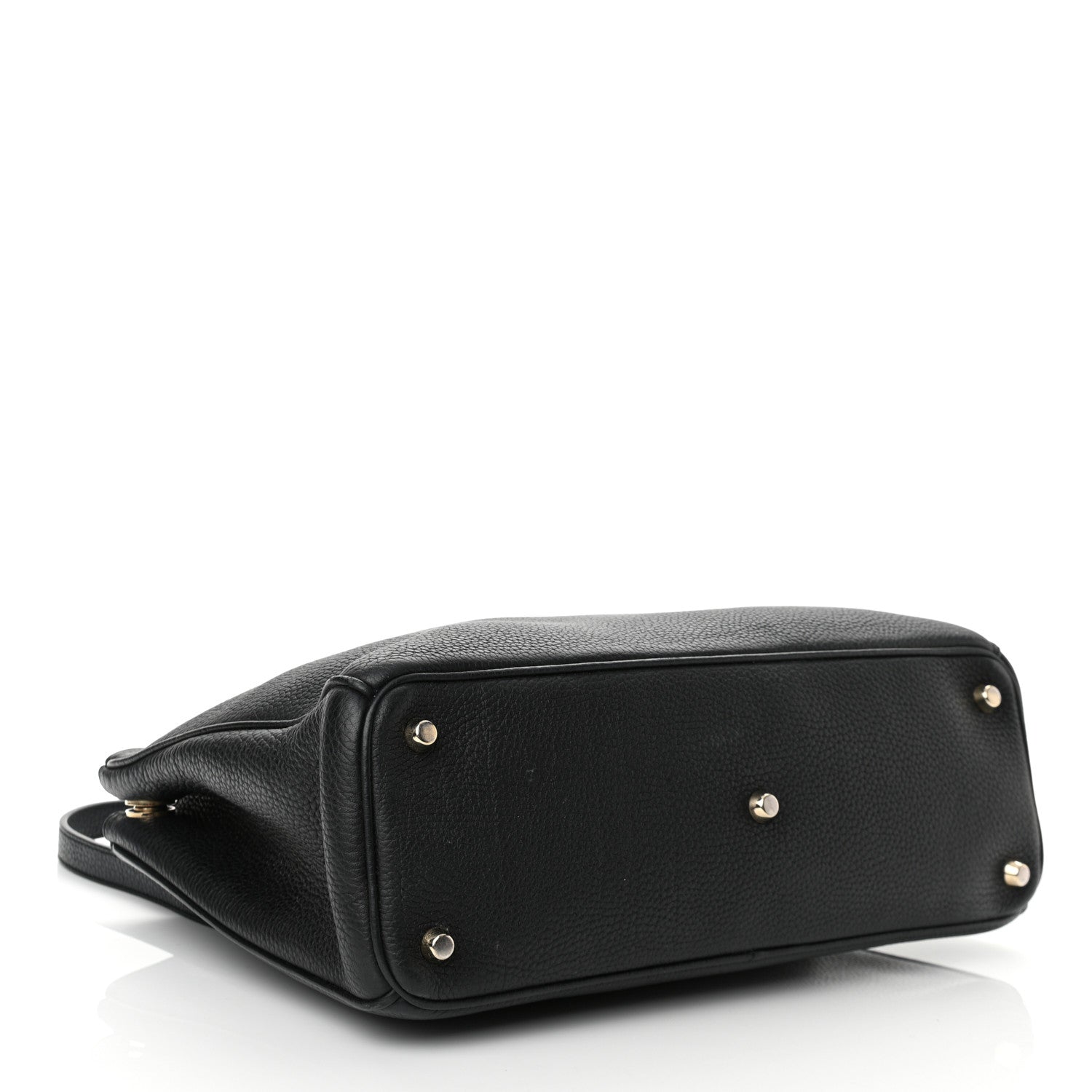 Christian Dior Bullcalf Medium Diorissimo Tote Black Rose Indien 4 of 9