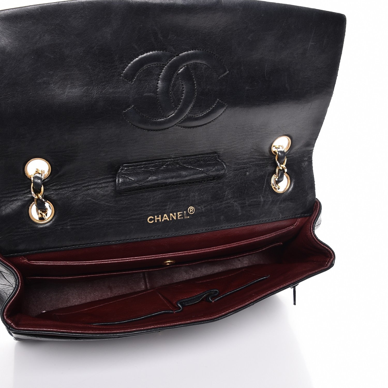 Chanel Lambskin Medium Single Flap Black 6 of 10