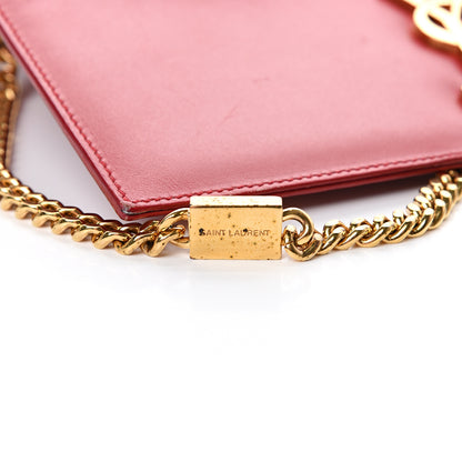 Saint Laurent Smooth Calfskin Medium Classic Monogram Kate Tassel Satchel Lipstick Red 8 of 19