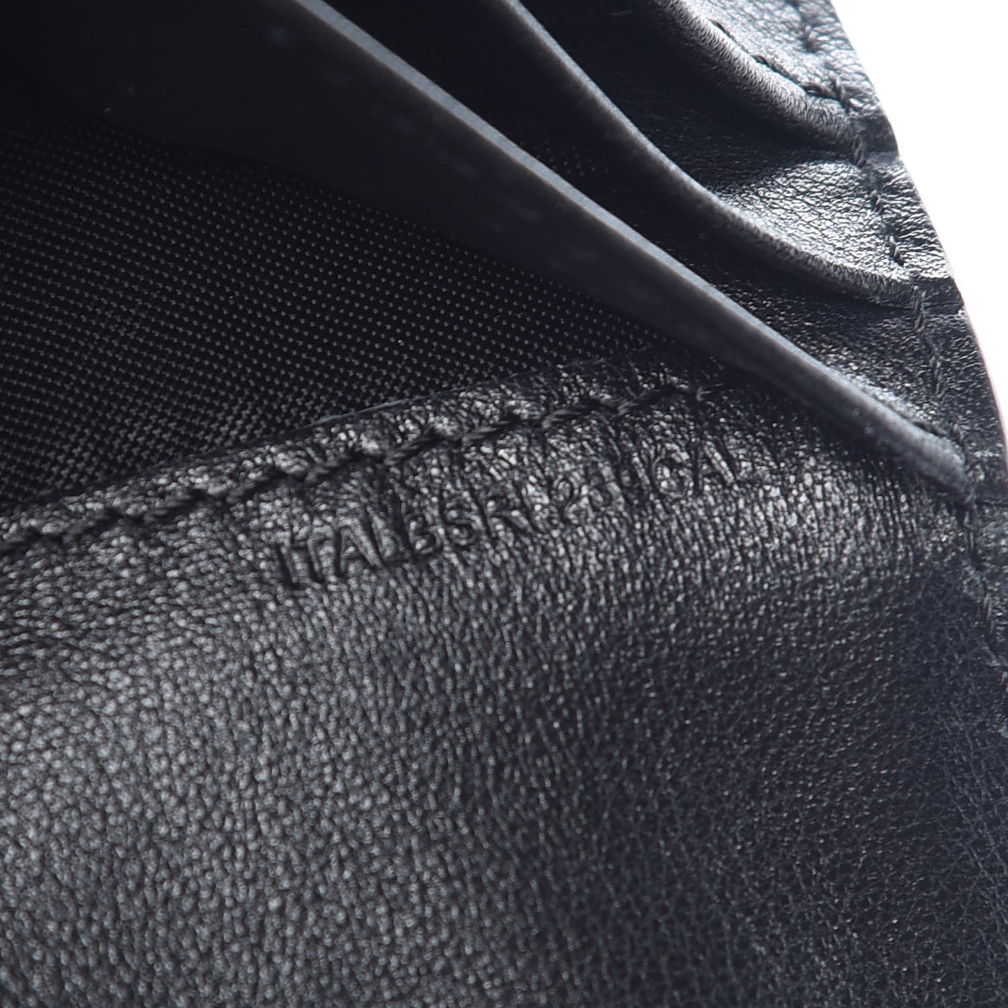Calfskin House Check Porter Continental Wallet Black