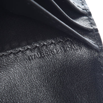 Burberry Calfskin House Check Porter Continental Wallet Black 7 of 8