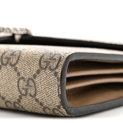 Gucci GG Supreme Monogram Mini Dionysus Chain Wallet Beige Taupe Beige Taupe 27 of 37