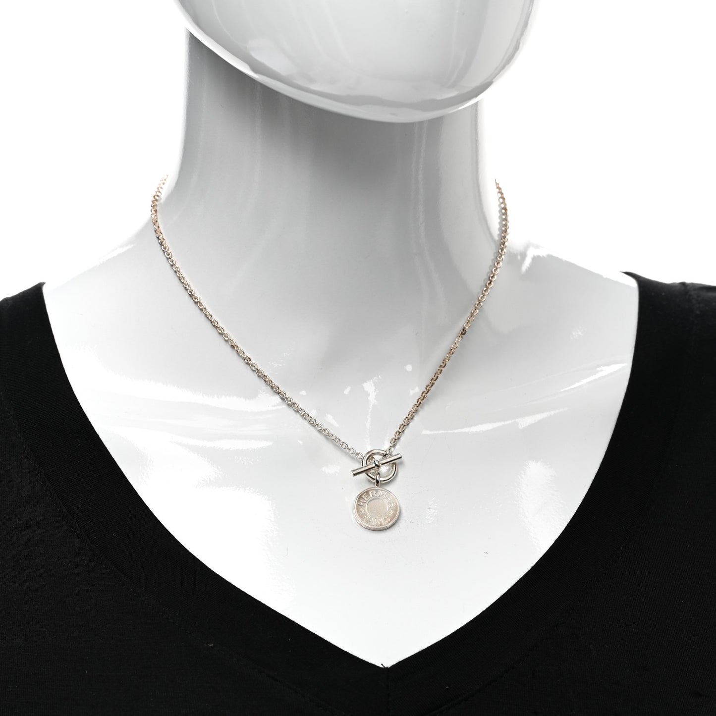 Sterling Silver Amulettes H Confettis Pendant Necklace