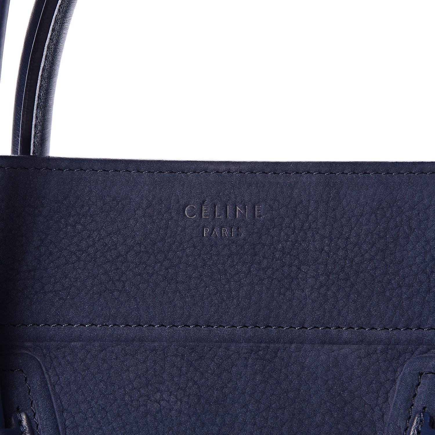 Celine Nubuck Calfskin Medium Phantom Luggage Navy Blue 6 of 13