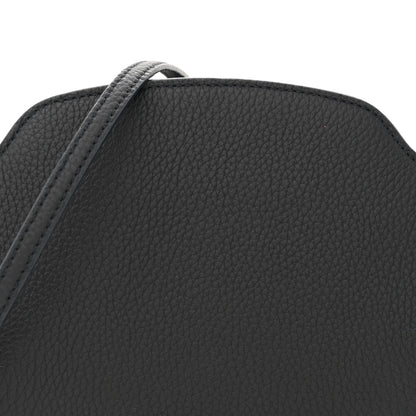 Loro Piana Grained Calfskin Sesia Crossbody Black 7 of 9