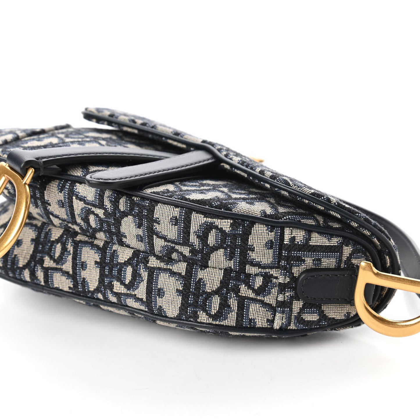 Oblique Mini Saddle Bag Blue