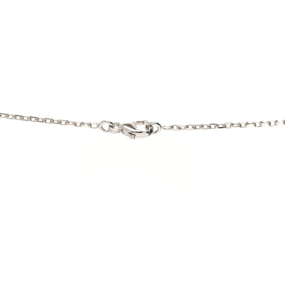 Hermes Lacquered Palladium Cage d'H Pendant Necklace Black 4 of 6