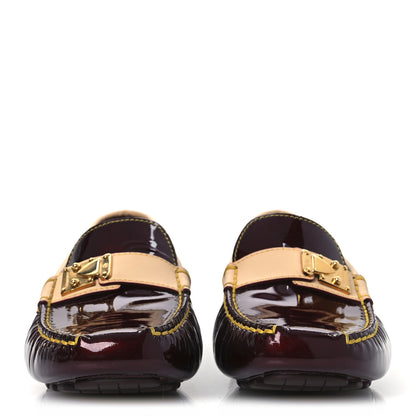 Louis Vuitton Vernis Zen Driving Loafers 36 Amarante 3 of 11