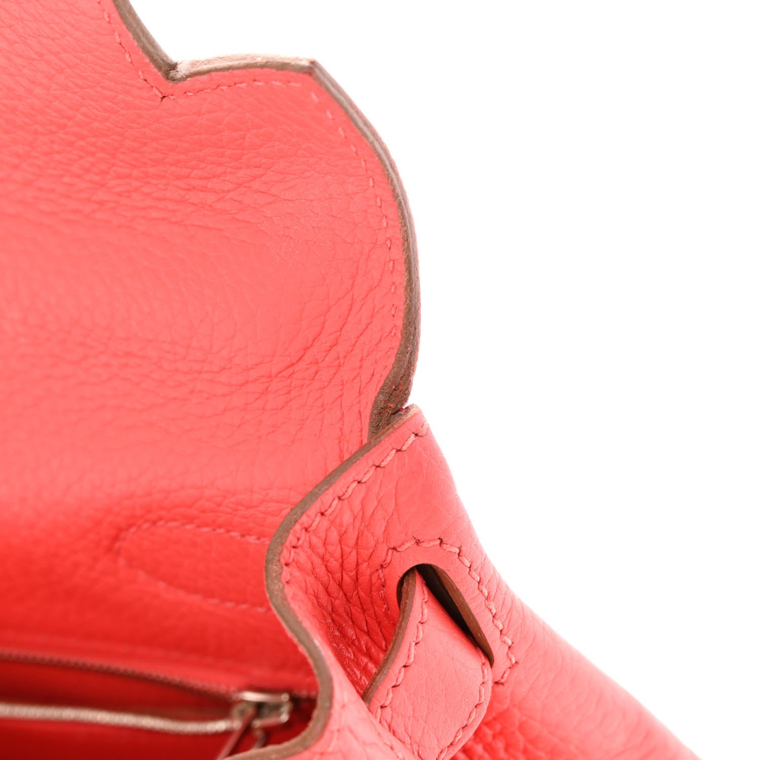 Hermes Taurillon Clemence Kelly Retourne 28 Rose Jaipur 14 of 20