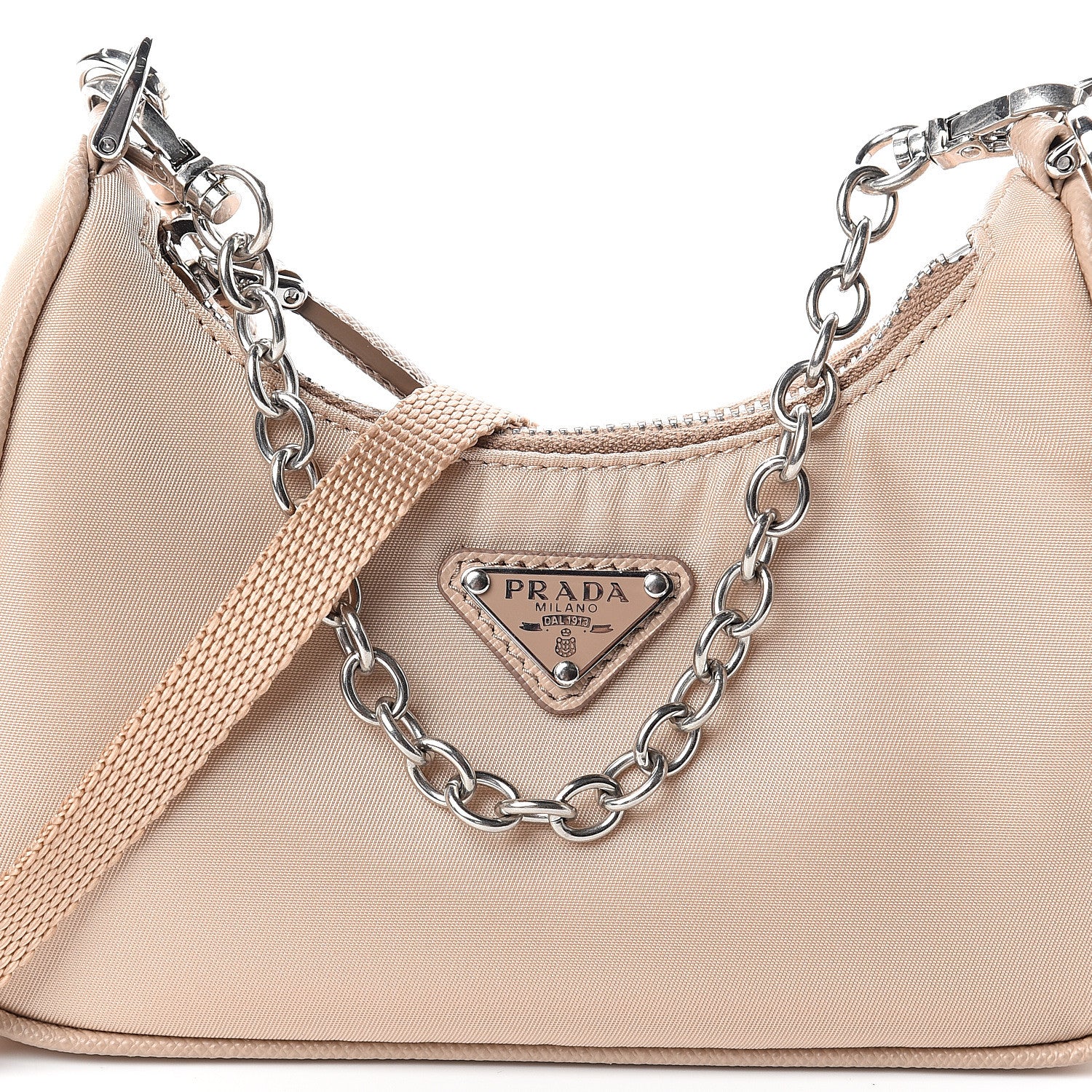 Prada Tessuto Nylon Saffiano Mini Re-Edition 2000 Shoulder Bag Cammeo 6 of 8