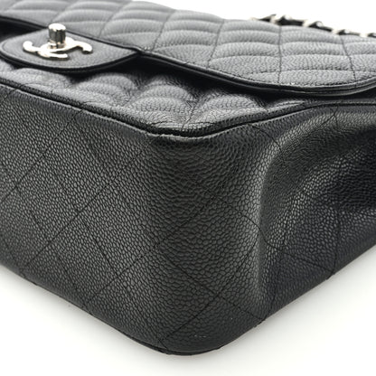 Chanel Caviar Quilted Jumbo Double Flap Black 9 of 9