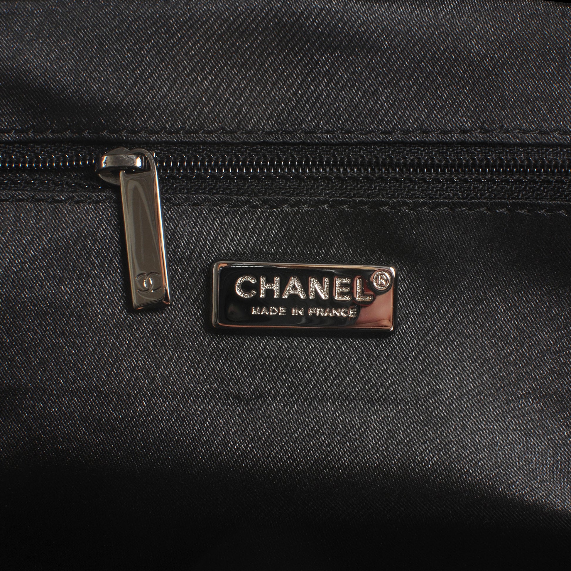 Chanel Tweed Paris NY Framed Pleated Pouch Bag Grey 6 of 9