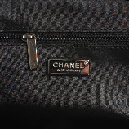 Chanel Tweed Paris NY Framed Pleated Pouch Bag Grey 6 of 9