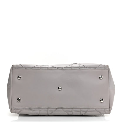 Christian Dior Lambskin Cannage Medium Granville Tote Grey 15 of 16