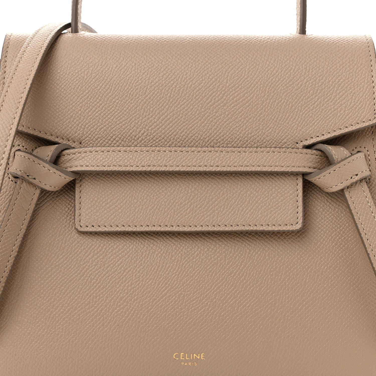 Celine Grained Calfskin Nano Belt Bag Light Taupe 8 of 11