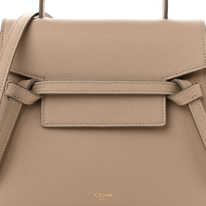 Celine Grained Calfskin Nano Belt Bag Light Taupe 8 of 11