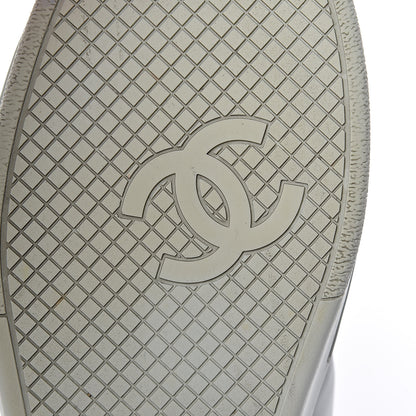 Chanel Calfskin CC Womens Sneakers 39 Black 8 of 12