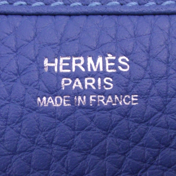 Taurillon Clemence Evelyn III GM Amazone Bleu Mykonos