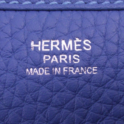 Hermes Taurillon Clemence Evelyn III GM Amazone Bleu Mykonos 7 of 9