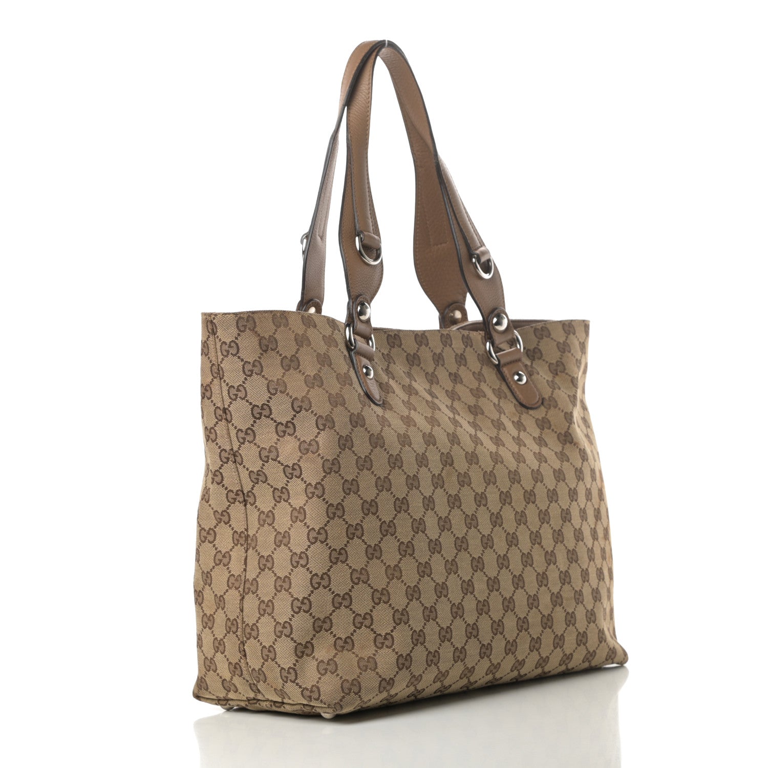 Gucci Monogram Medium Icon Bit Tote Light Brown 3 of 20