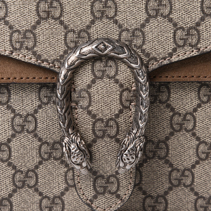 Gucci GG Supreme Monogram Mini Dionysus Shoulder Bag Taupe 8 of 10